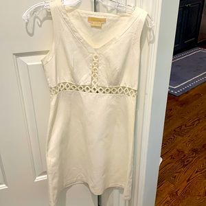 Michael Kors fully lined white dress